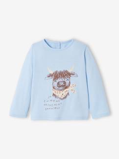 Babymode-Shirts & Rollkragenpullover-Shirts-Baby Shirt mit Message-Print Oeko-Tex