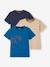 3er-Pack Jungen T-Shirts BASIC Oeko-Tex - pack blau+pack braun+set gelb+set grün+set rot - 1