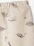Baby Sweathose für Neugeborene - beige meliert wal+graubraun bedruckt+hellbeige+hellgrau meliert+nachtblau+rosa bedruckt+wollweiß+wollweiß bedruckt obst+wollweiß bedruckt safari - 3