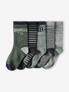 Jungenkleidung-Unterwäsche & Socken-Socken-5er-Pack Jungen Socken BASIC Oeko-Tex