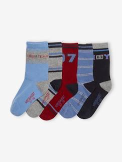Jungenkleidung-Unterwäsche & Socken-5er-Pack Jungen Socken BASIC Oeko-Tex
