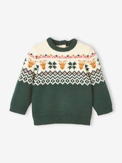 Babymode-Pullover, Strickjacken & Sweatshirts-Capsule Collection: Baby Weihnachtspullover Oeko-Tex