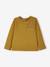 Mädchen Baby Shirt mit Brusttasche - altrosa+hellbraun+olivgrün+wollweiß - 9