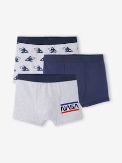 Jungenkleidung-Unterwäsche & Socken-3er-Pack Jungen Boxershorts NASA Oeko-Tex