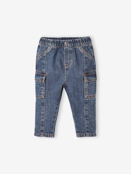 Baby Jeans, Cargo-Style - dark blue - 1