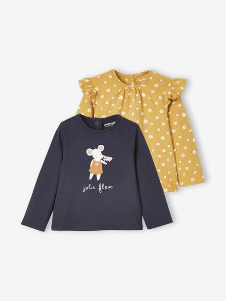 2er-Pack Baby Shirts BASIC - pack nachtblau - 1