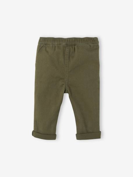 Baby Hose mit Schlupfbund - khaki - 2