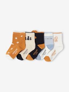 Babymode-Socken & Strumpfhosen-5er-Pack Jungen Baby Socken, Natur