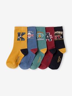 Jungenkleidung-Unterwäsche & Socken-5er-Pack Jungen Socken, Baseball