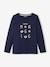 Mädchen Shirt mit Message-Print, Glanzdetails BASIC Oeko-Tex - blaugrau+dunkelgrün+marine+zartrosa - 7