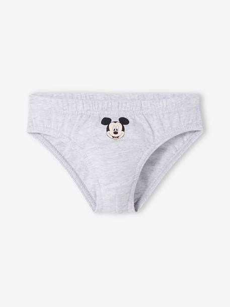 7er-Pack Jungen Slips Disney MICKY MAUS Oeko-Tex - grau/grau meliert/blau - 2