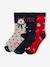 3er-Pack Jungen Weihnachts-Socken - rot - 3