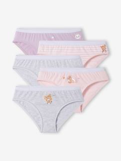 Maedchenkleidung-Unterwäsche, Socken, Strumpfhosen-5er-Pack Mädchen Slips Disney Animals® Oeko-Tex®