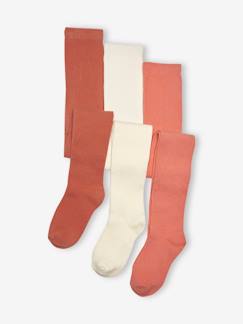 Maedchenkleidung-Unterwäsche, Socken, Strumpfhosen-3er-Pack Mädchen Strumpfhosen BASIC Oeko-Tex
