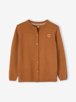 Maedchenkleidung-Pullover, Strickjacken & Sweatshirts-Strickjacken-Mädchen Strickjacke  BASIC, personalisierbar