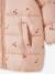 Lange Mädchen Steppjacke mit Recycling-Polyester - rosa bedruckt - 5