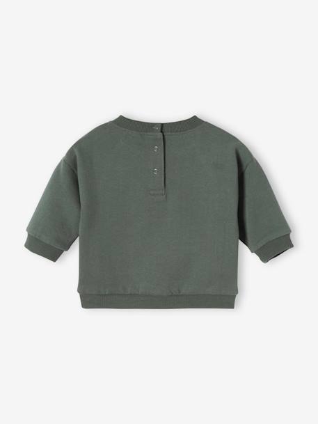 Baby Sweatshirt, Auto Oeko-Tex - dunkelgrün - 2