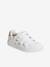 Mädchen Klett-Sneakers, Schleifen - marine+weiß bedruckt sterne+wollweiß - 10