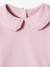 Mädchen Baby Shirt, Bubikragen mit Rüschen Oeko-Tex - dunkelrosa - 2