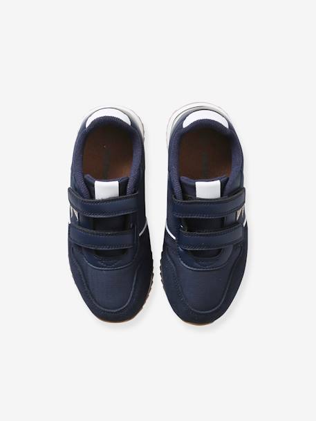 Mädchen Klett-Sneakers - bordeaux+marine+weiß - 9