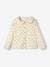 Mädchen Bluse aus Musselin mit Rüschen, personalisierbar - cappuccino+wollweiß bedruckt - 5