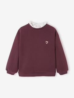 Neue Kollektion-Mädchen Sweatshirt mit Stehkragen