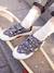 Mädchen Stoff-Sneakers mit Klett - schwarz geblümt - 7