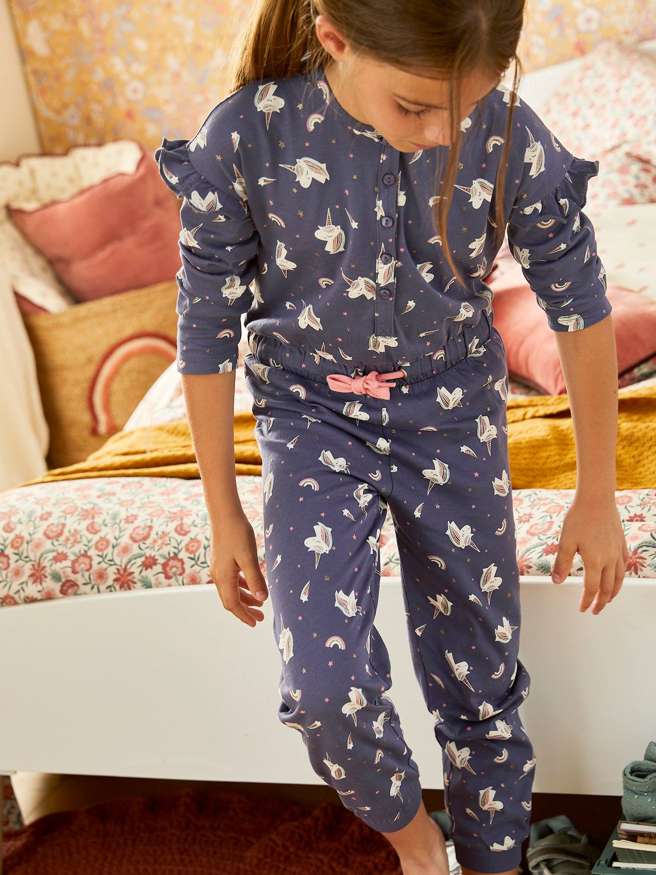 Kinder Mädchen Jungen Süß Minnie & Mickey Mouse Baumwolle Nachtwäsche Pyjama Neu 