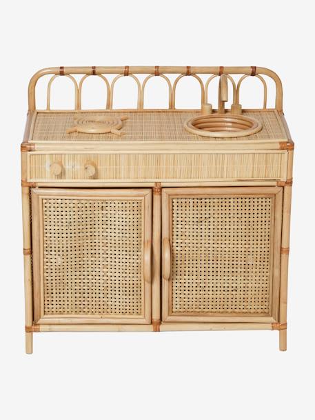 Spielküche, Rattan - natur - 7
