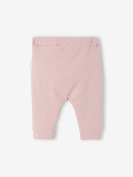 Baby Hose für Neugeborene BASIC Oeko-Tex - beige+grau meliert+nachtblau+pfirsich+senfgelb+weiß bedruckt blumen+wollweiß - 12