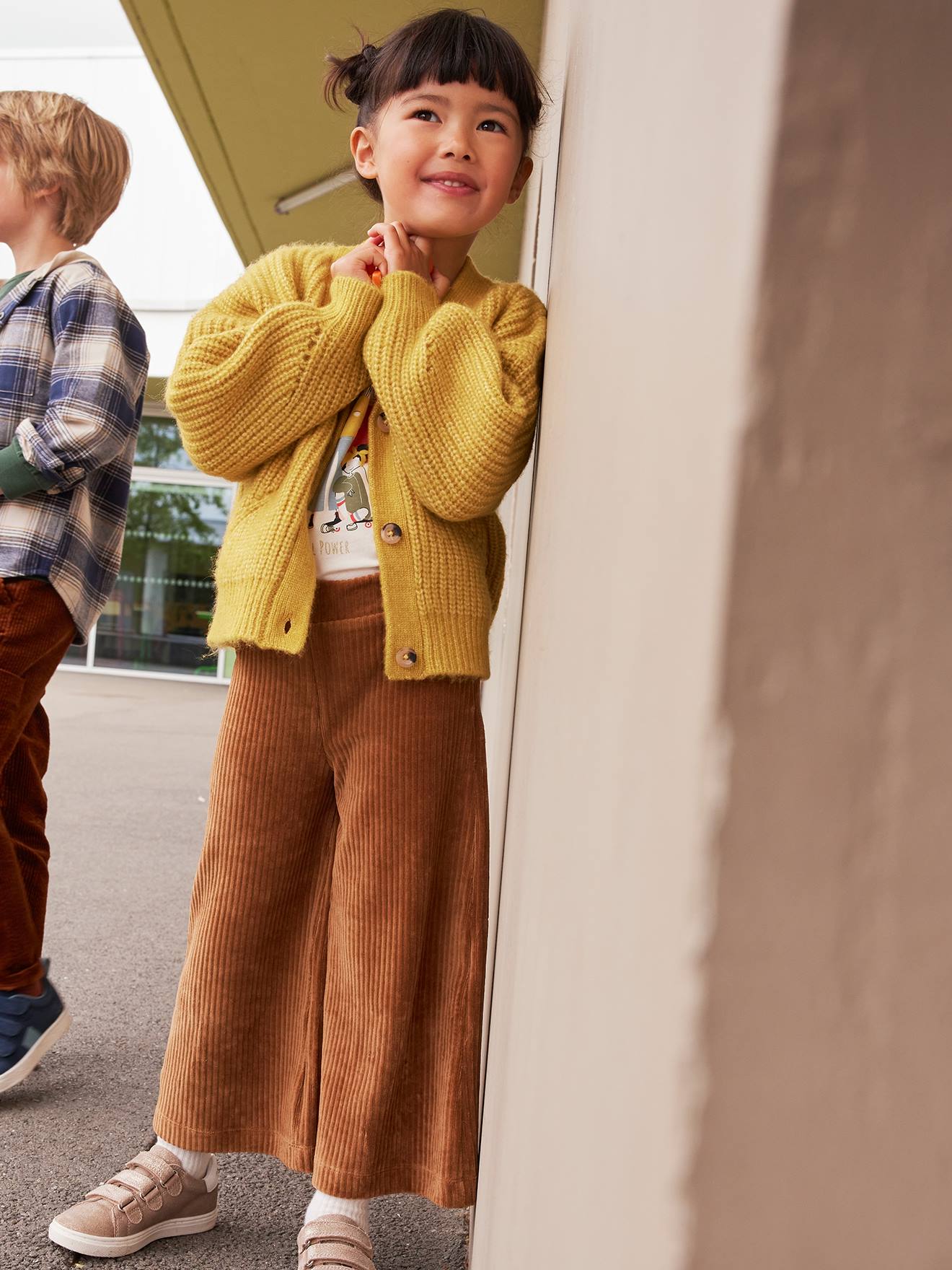 Weite Mädchen Cordhose