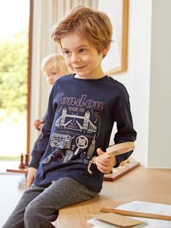 Jungenkleidung-Shirts, Poloshirts & Rollkragenpullover-Shirts-Interaktives Jungen Shirt mit QR-Code für Detektivspiele