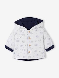 Babymode-Pullover, Strickjacken & Sweatshirts-Strickjacken-Wendbare Baby Jacke mit Kapuze