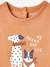 Baby Shirt mit Print Oeko-Tex - braun+nachtblau+wollweiß - 2