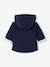 Wendbare Baby Jacke mit Kapuze - nachtblau+wollweiß - 3
