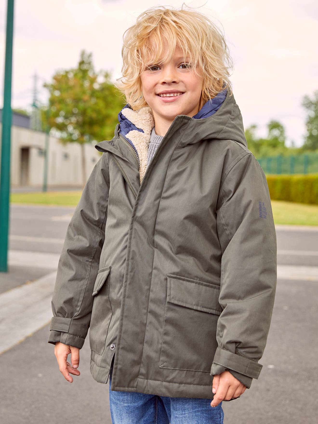 Thumbnail - Jungen 3-in-1-Jacke mit Recycling-Polyester