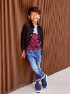 Jungenkleidung-Hemden-Jungen Hemdjacke aus Cord