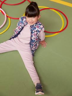 Maedchenkleidung-Mädchen Steppweste mit Recyclingmaterial