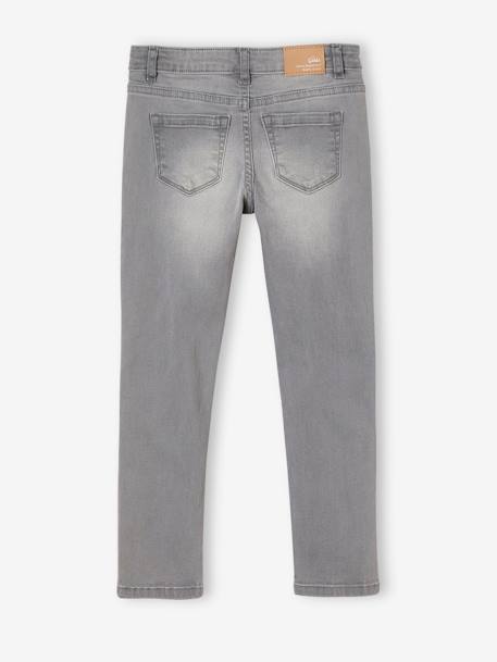Mädchen Slim-Fit-Jeans ,,waterless', Hüftweite COMFORT - blue stone+dark blue+grau+schwarz - 14
