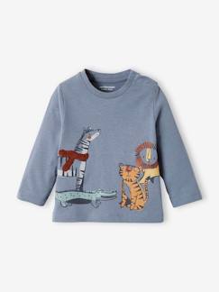 Babymode-Shirts & Rollkragenpullover-Jungen Baby Shirt, Tiere Oeko-Tex