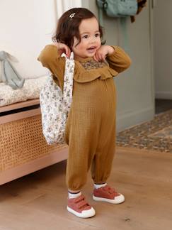 Babymode-Jumpsuits & Latzhosen-Bestickter Baby Overall, Musselin