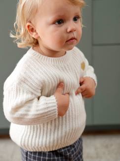 Babymode-Pullover, Strickjacken & Sweatshirts-Pullover-Baby Strickpullover, Herz Oeko Tex