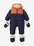 Baby Winter-Overall, Colorblock - nachtblau - 1