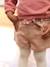 Mädchen Baby Shorts mit Stoffgürtel - beige - 5
