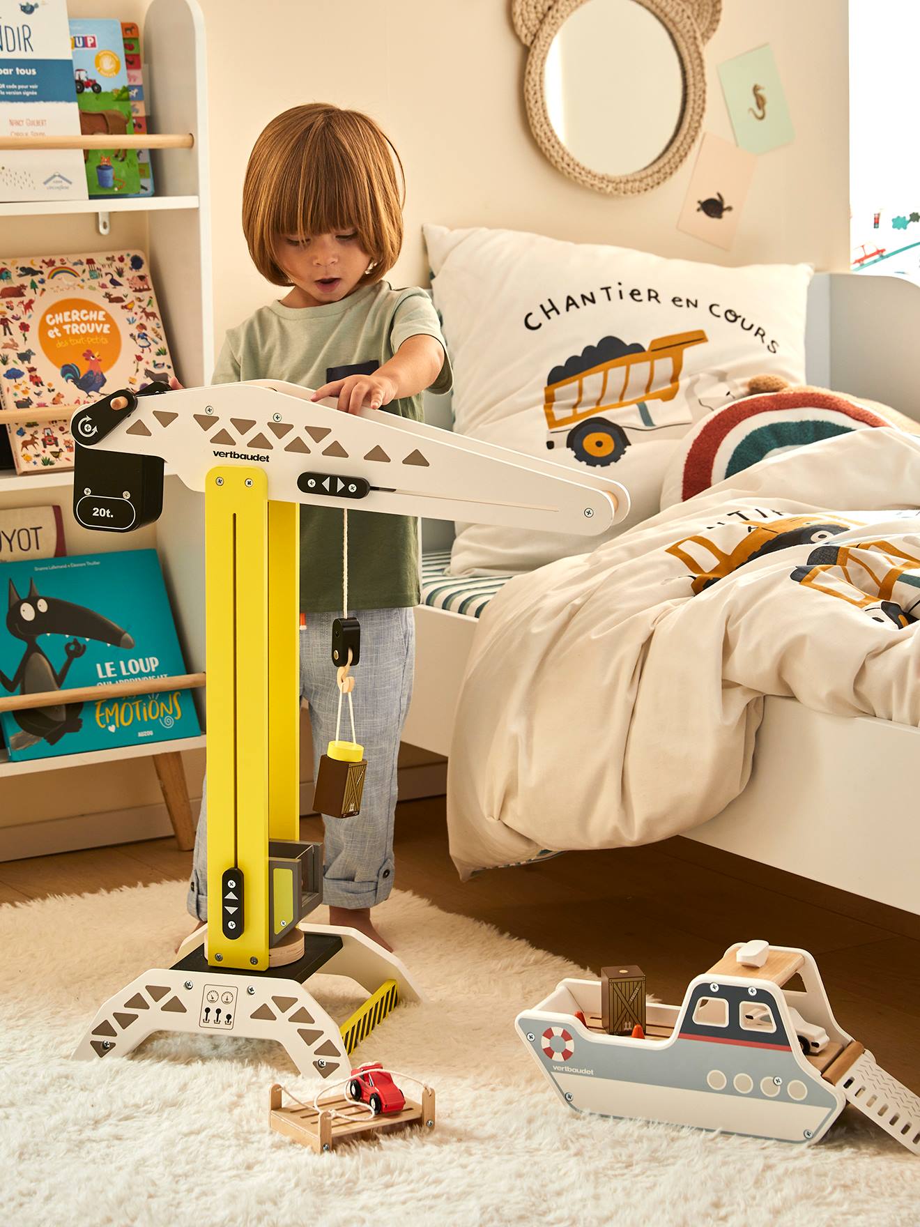 Vertbaudet Kran Mehrfarbig Einheitsgröße