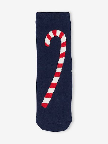 Mädchen Weihnachts-Geschenkbox: Schlafanzug & Socken Oeko-Tex - beige glanzeffekt - 6