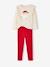 Mädchen Weihnachts-Geschenkbox: Schlafanzug & Socken Oeko-Tex - beige glanzeffekt - 9