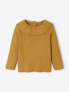 Babymode-Pullover, Strickjacken & Sweatshirts-Pullover-Baby Pullover mit Kragen Oeko-Tex
