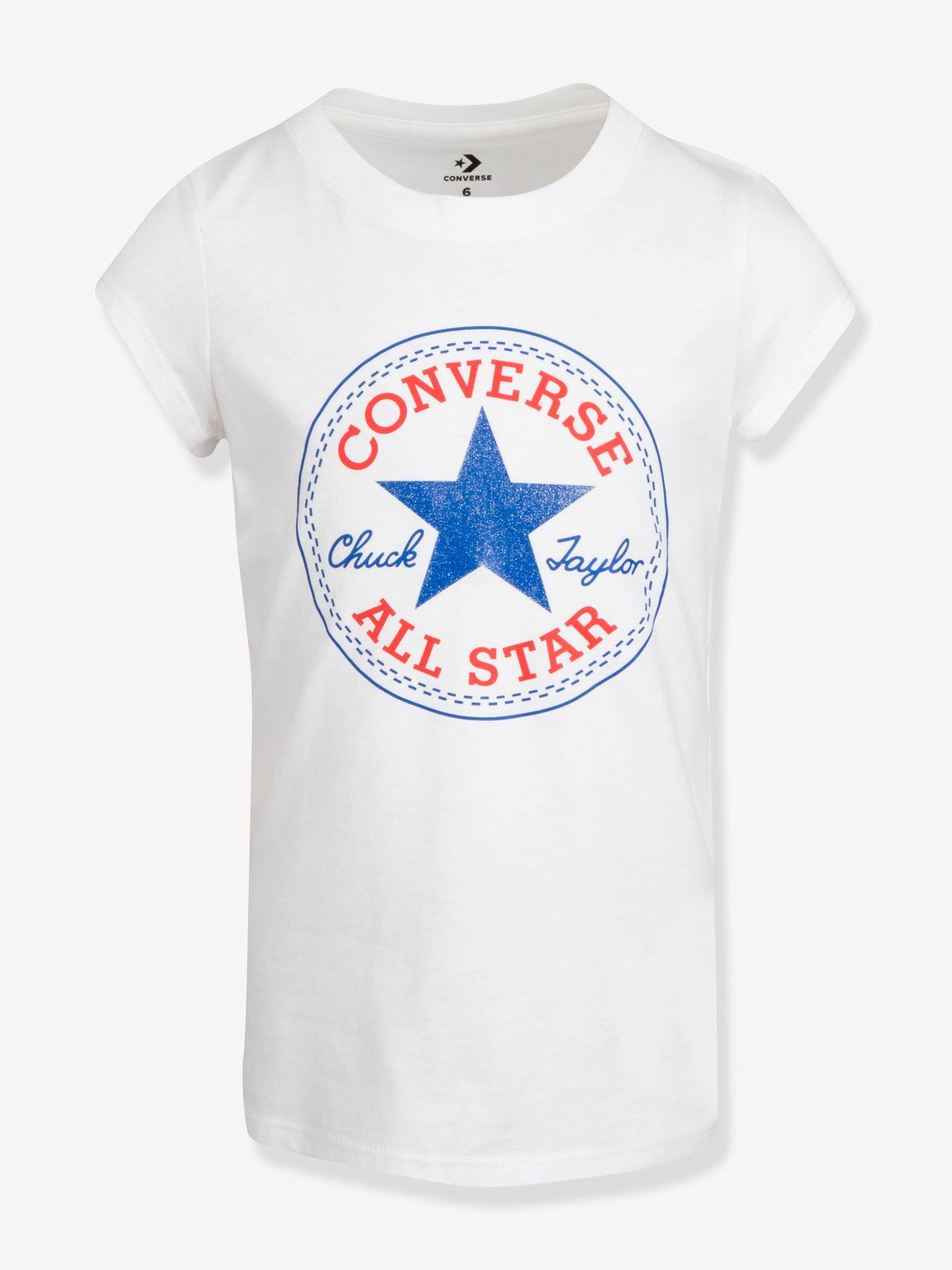 lied kanaal leef ermee Converse Kinder T-Shirt „Chuck Patch“ CONVERSE in weiß
