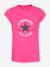 Kinder T-Shirt „Chuck Patch“ CONVERSE - grau+rosa+weiß - 3